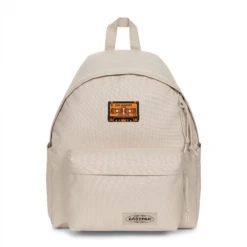 EASTPAK DAY PAK'R MONOTONE BEIGE 80s Mix Tape Embroidered Backpack