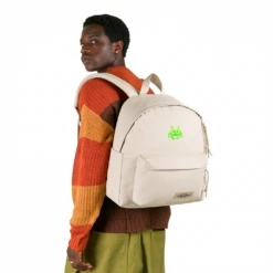 Alternative view of EASTPAK DAY PAK'R MONOTONE BEIGE Arcade Alien Embroidered Backpack