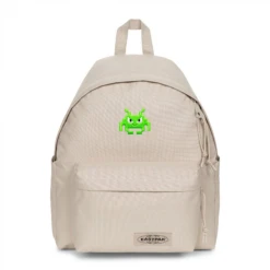 EASTPAK DAY PAK'R MONOTONE BEIGE Arcade Alien Embroidered Backpack