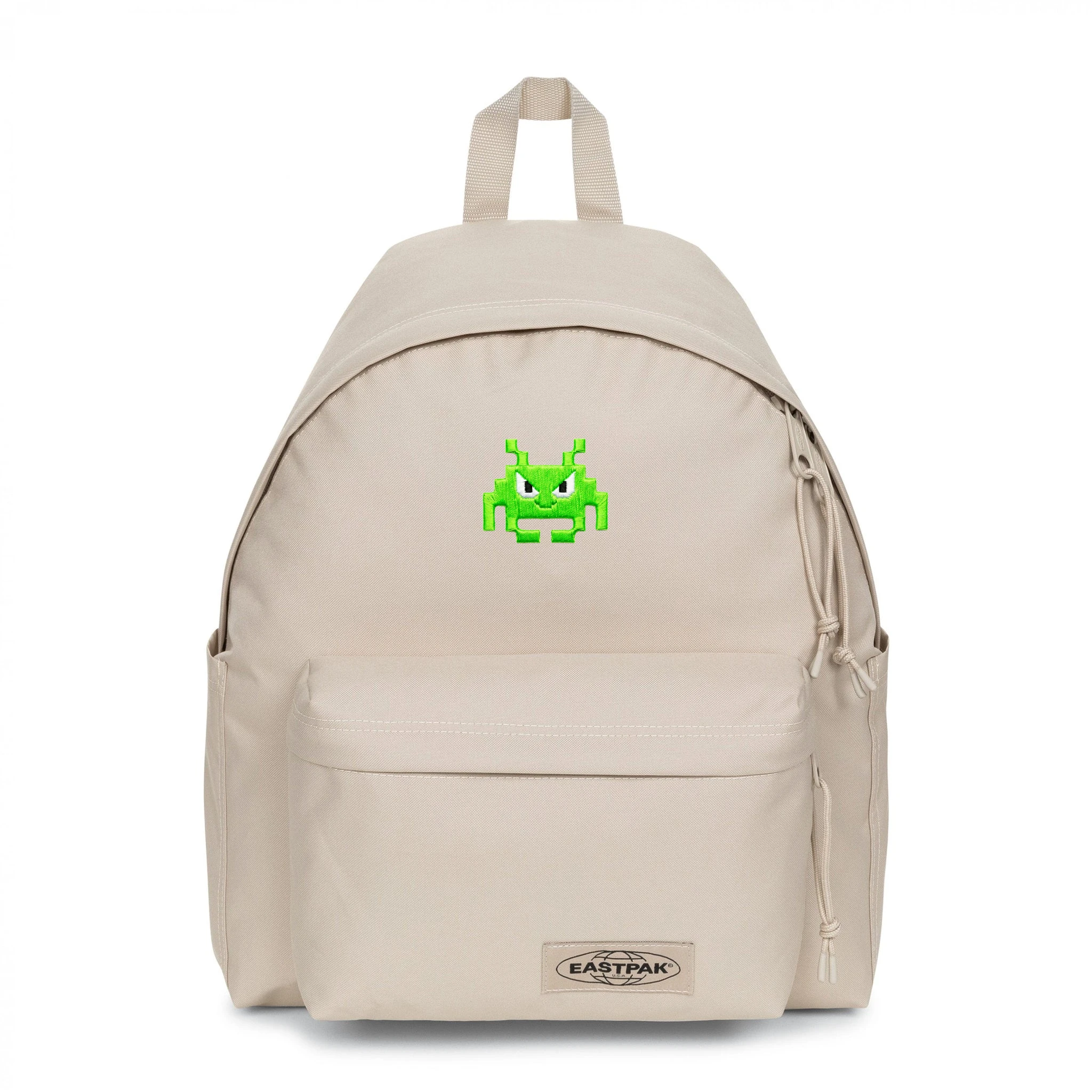 EASTPAK DAY PAK'R MONOTONE BEIGE Arcade Alien Embroidered Backpack 1 EASTPAK DAY PAK'R MONOTONE BEIGE Arcade Alien Embroidered Backpack