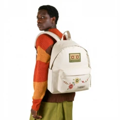 Alternative view of EASTPAK DAY PAK'R MONOTONE BEIGE Biophilic Luxe Embroidered Backpack
