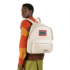 Alternative view of EASTPAK DAY PAK'R MONOTONE BEIGE Digital Nostalgia Embroidered Backpack