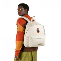 Alternative view of EASTPAK DAY PAK'R MONOTONE BEIGE Mario Jumping Joy Embroidered Backpack