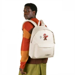 Alternative view of EASTPAK DAY PAK'R MONOTONE BEIGE Mario Wonder Mood Embroidered Backpack