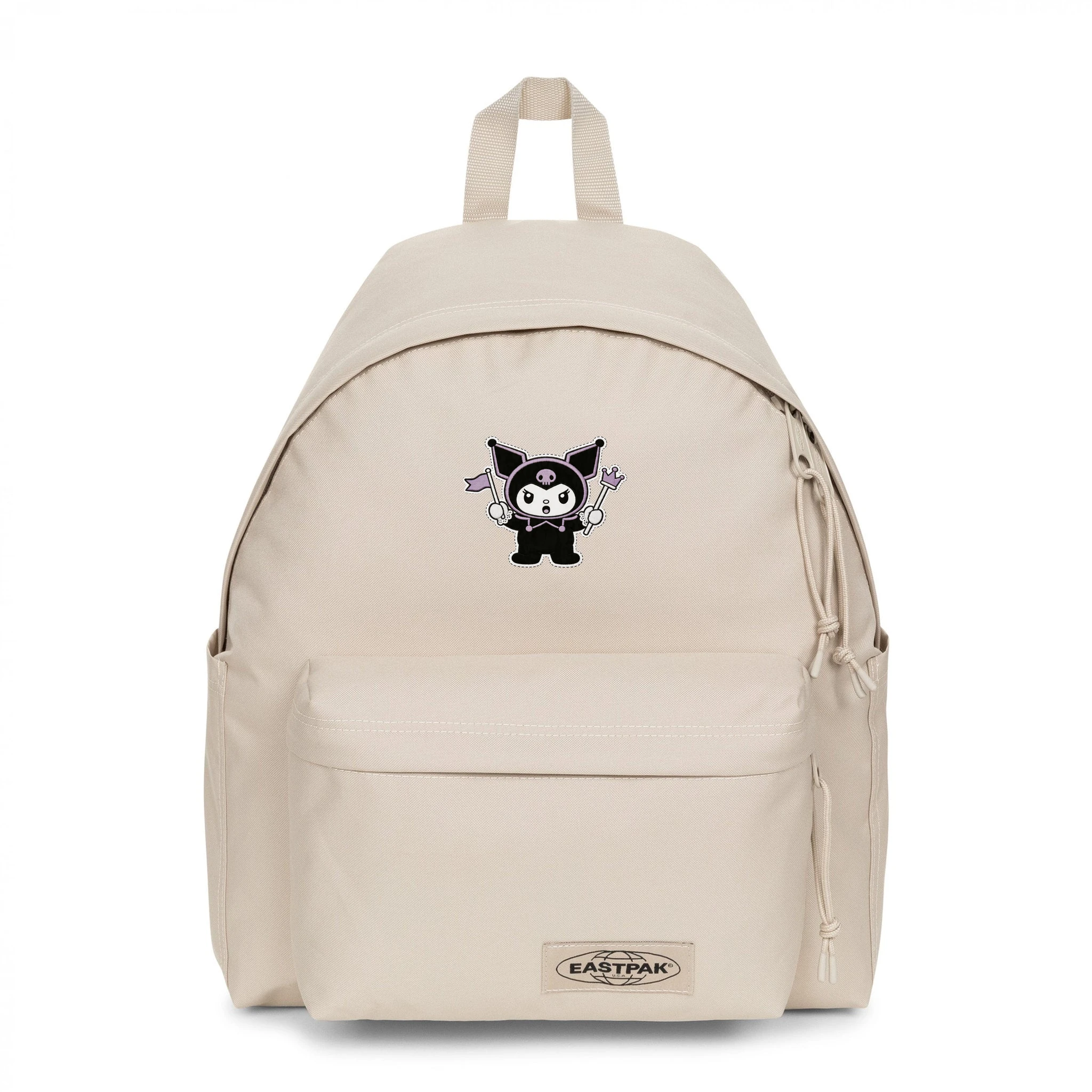 EASTPAK DAY PAK'R MONOTONE BEIGE Kuromi Wonder Mood Embroidered Backpack 1 EASTPAK DAY PAK'R MONOTONE BEIGE Kuromi Wonder Mood Embroidered Backpack