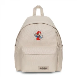 EASTPAK DAY PAK'R MONOTONE BEIGE Mario Ready Energy Embroidered Backpack