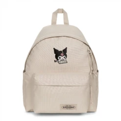EASTPAK DAY PAK'R MONOTONE BEIGE Kuromi Mischief Mood Embroidered Backpack