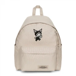 EASTPAK DAY PAK'R MONOTONE BEIGE Kuromi Pout Mood Embroidered Backpack