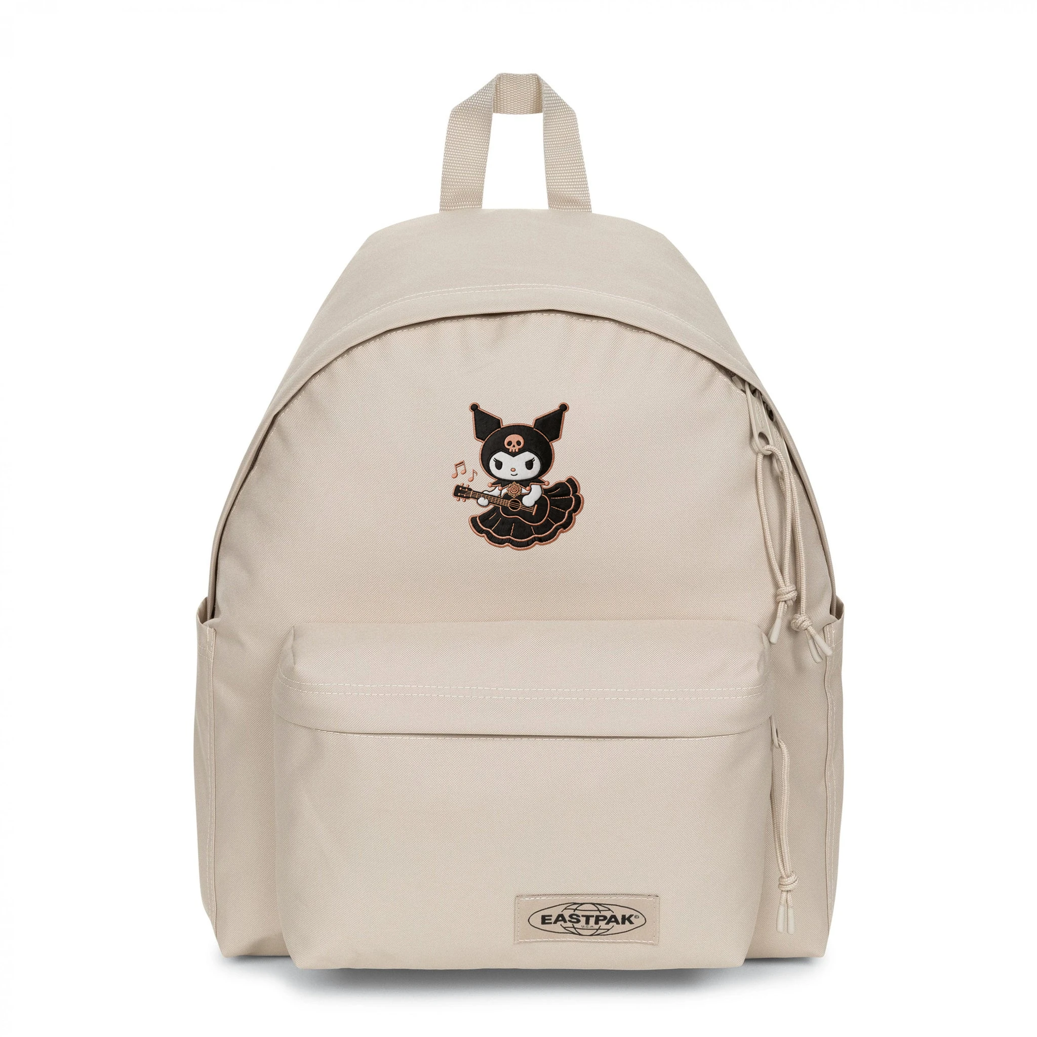 EASTPAK DAY PAK'R MONOTONE BEIGE Kuromi Calm Glow Embroidered Backpack 1 EASTPAK DAY PAK'R MONOTONE BEIGE Kuromi Calm Glow Embroidered Backpack