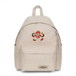 EASTPAK DAY PAK'R MONOTONE BEIGE Mario Dreamy Mood Embroidered Backpack