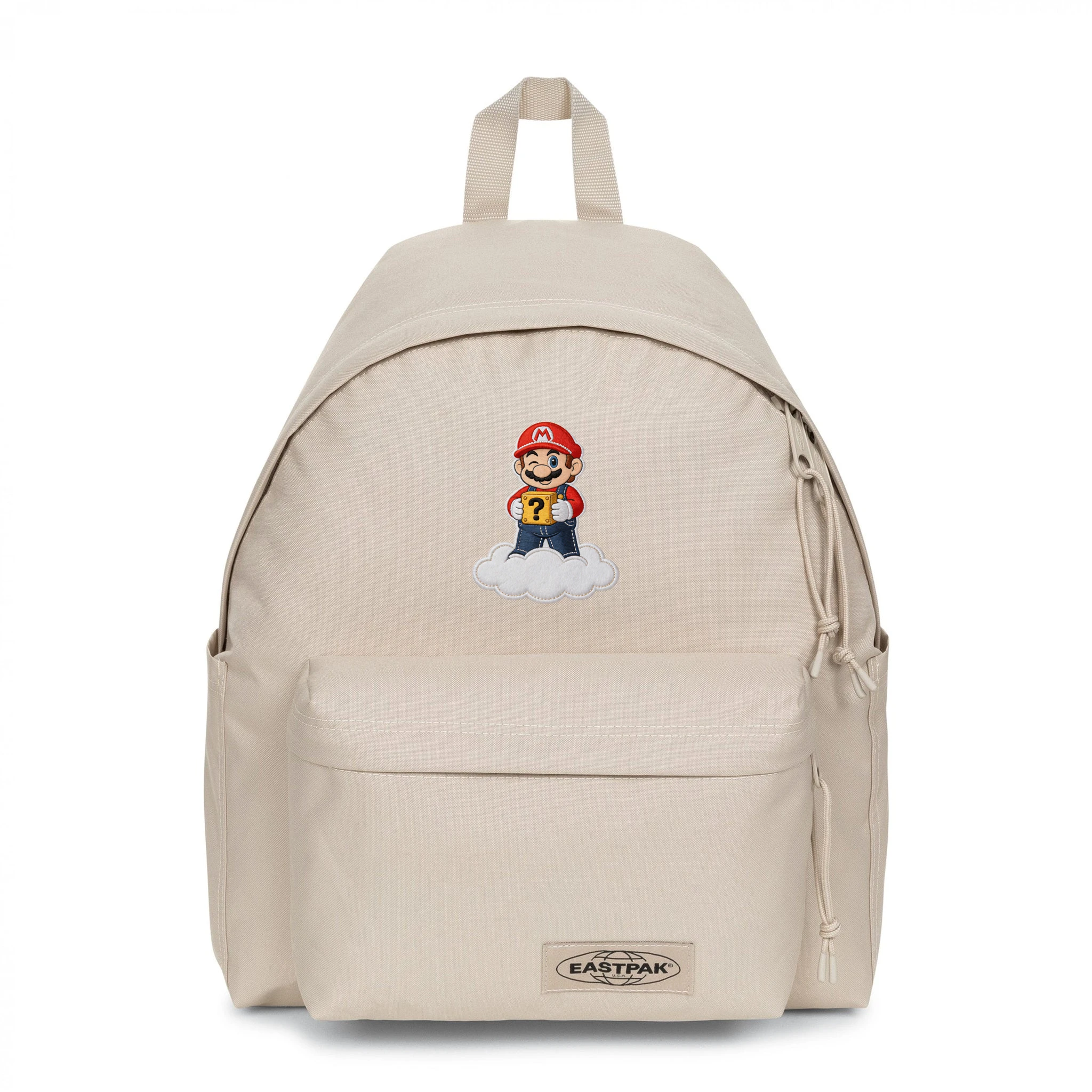 EASTPAK DAY PAK'R MONOTONE BEIGE Mario Wink Mode Embroidered Backpack 1 EASTPAK DAY PAK'R MONOTONE BEIGE Mario Wink Mode Embroidered Backpack