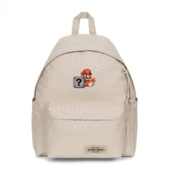 EASTPAK DAY PAK'R MONOTONE BEIGE Mario Driven Focus Embroidered Backpack
