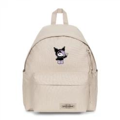 EASTPAK DAY PAK'R MONOTONE BEIGE Kuromi Mischief Mood Embroidered Backpack