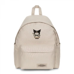 EASTPAK DAY PAK'R MONOTONE BEIGE Kuromi Signature Gaze Embroidered Backpack