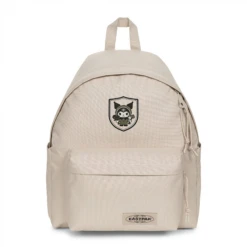 EASTPAK DAY PAK'R MONOTONE BEIGE Kuromi Pout Mood Embroidered Backpack