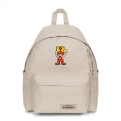 EASTPAK DAY PAK'R MONOTONE BEIGE Mario Wink Mode Embroidered Backpack