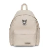 EASTPAK DAY PAK'R MONOTONE BEIGE Kuromi Wink Charm Embroidered Backpack