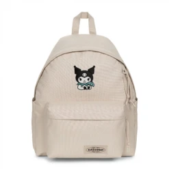 EASTPAK DAY PAK'R MONOTONE BEIGE Kuromi Embroidered Backpack