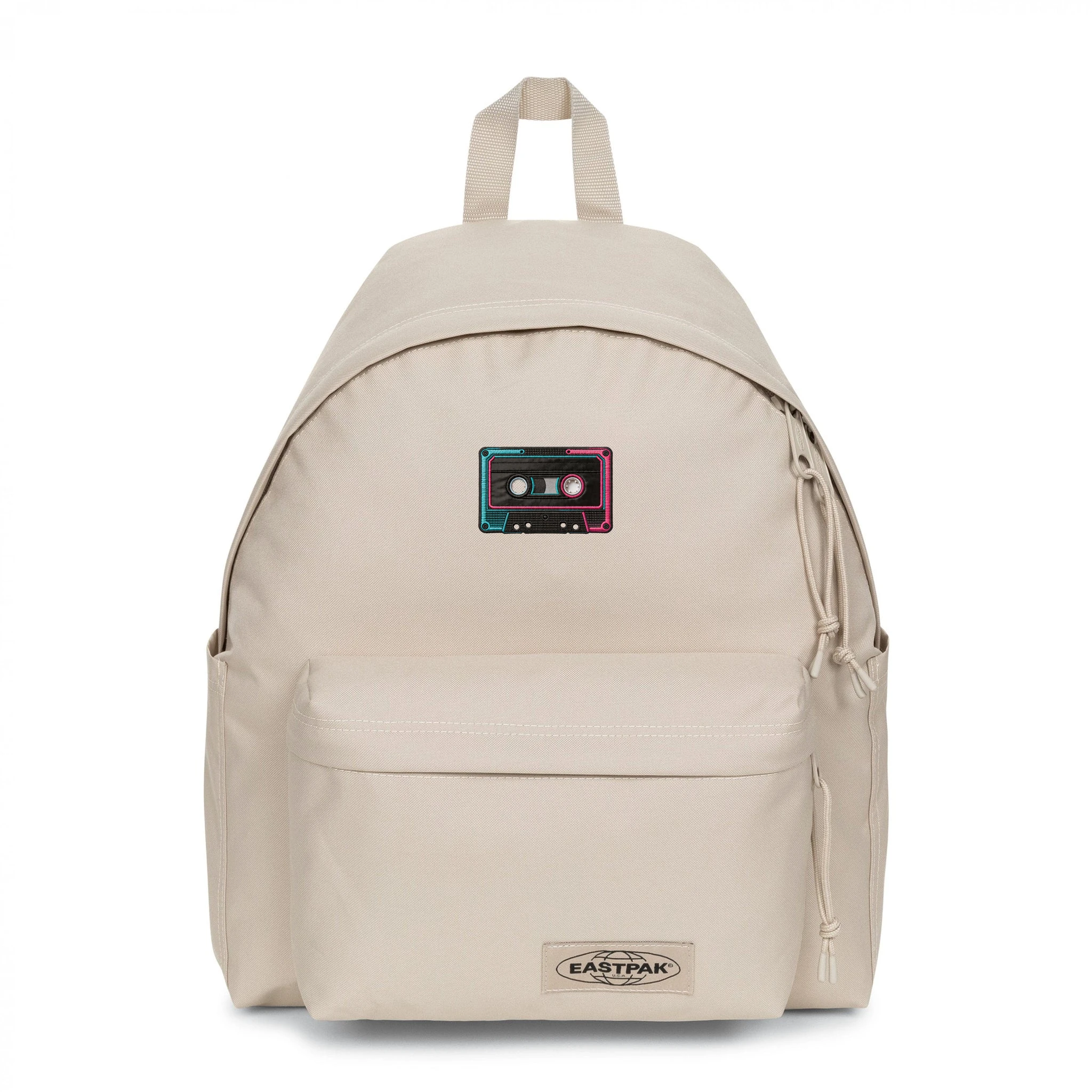 EASTPAK DAY PAK'R MONOTONE BEIGE Musical Love Embroidered Backpack 1 EASTPAK DAY PAK'R MONOTONE BEIGE Musical Love Embroidered Backpack