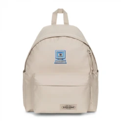 EASTPAK DAY PAK'R MONOTONE BEIGE Computer 95 Embroidered Backpack