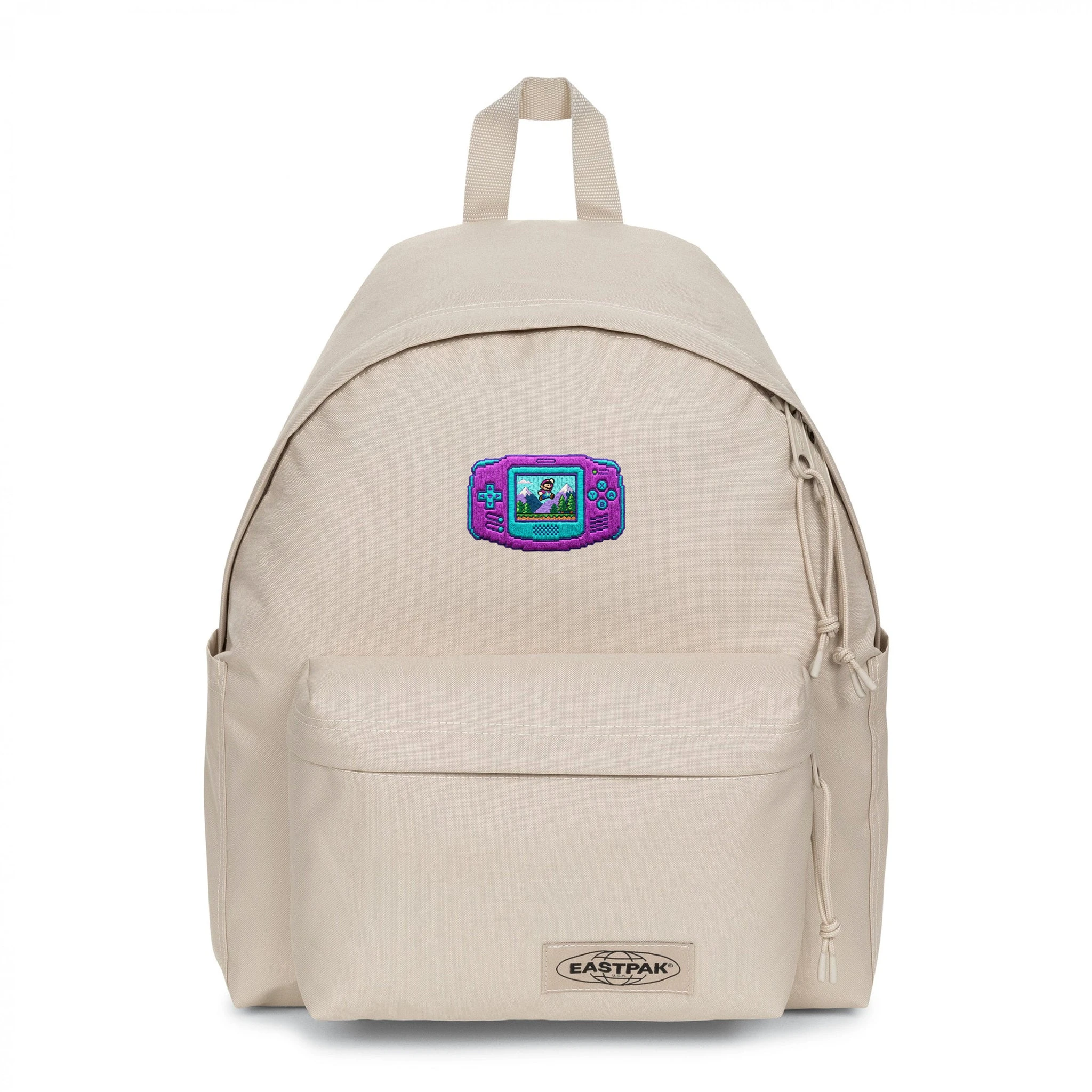 EASTPAK DAY PAK'R MONOTONE BEIGE The Atomic Purple Embroidered Backpack 1 EASTPAK DAY PAK'R MONOTONE BEIGE The Atomic Purple Embroidered Backpack