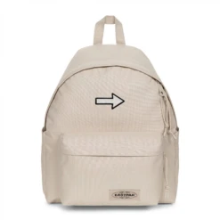 EASTPAK DAY PAK'R MONOTONE BEIGE Classic Cursor Embroidered Backpack