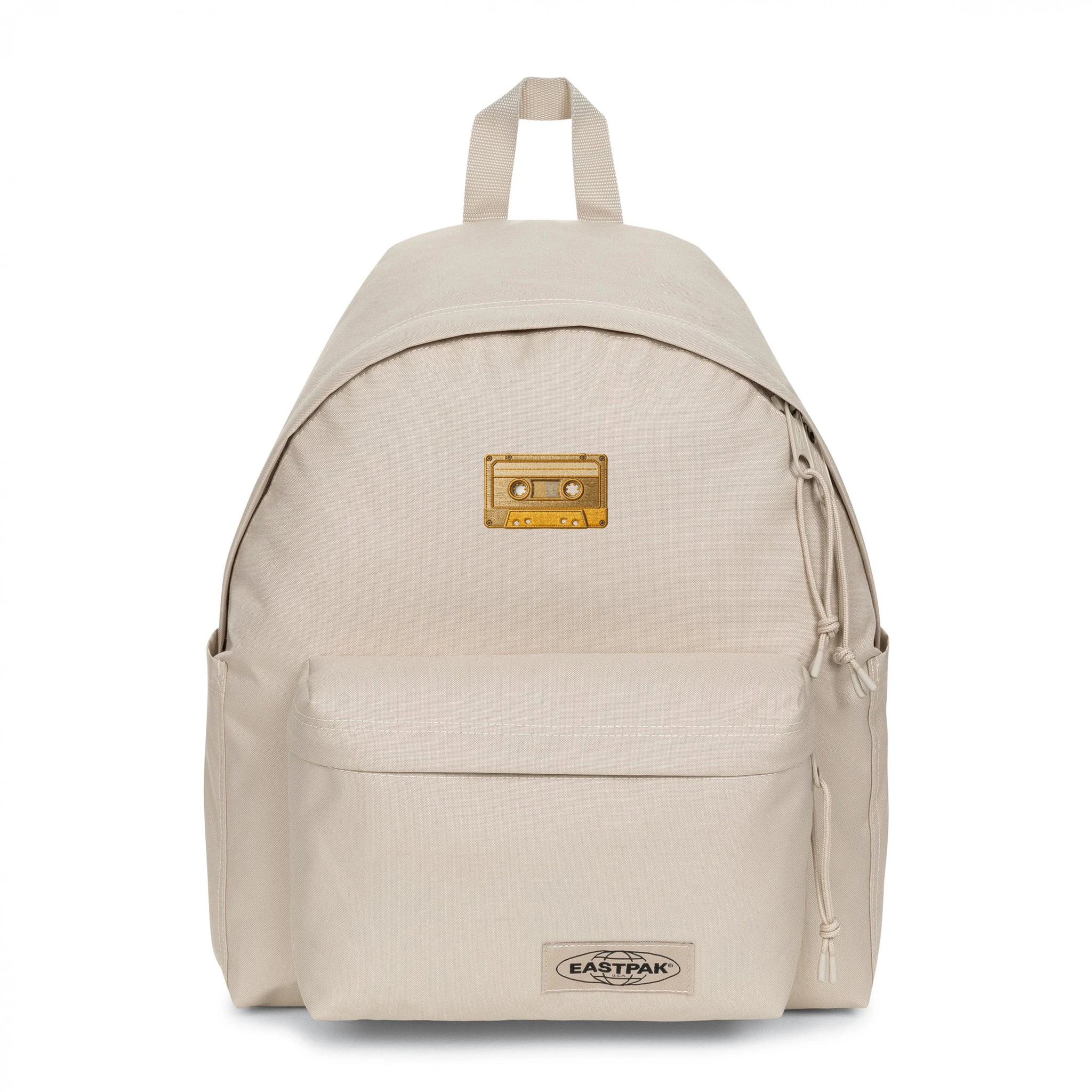 EASTPAK DAY PAK'R MONOTONE BEIGE The Golden Record Embroidered Backpack 1 EASTPAK DAY PAK'R MONOTONE BEIGE The Golden Record Embroidered Backpack