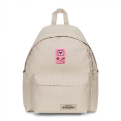 EASTPAK DAY PAK'R MONOTONE BEIGE The Love Mode Embroidered Backpack