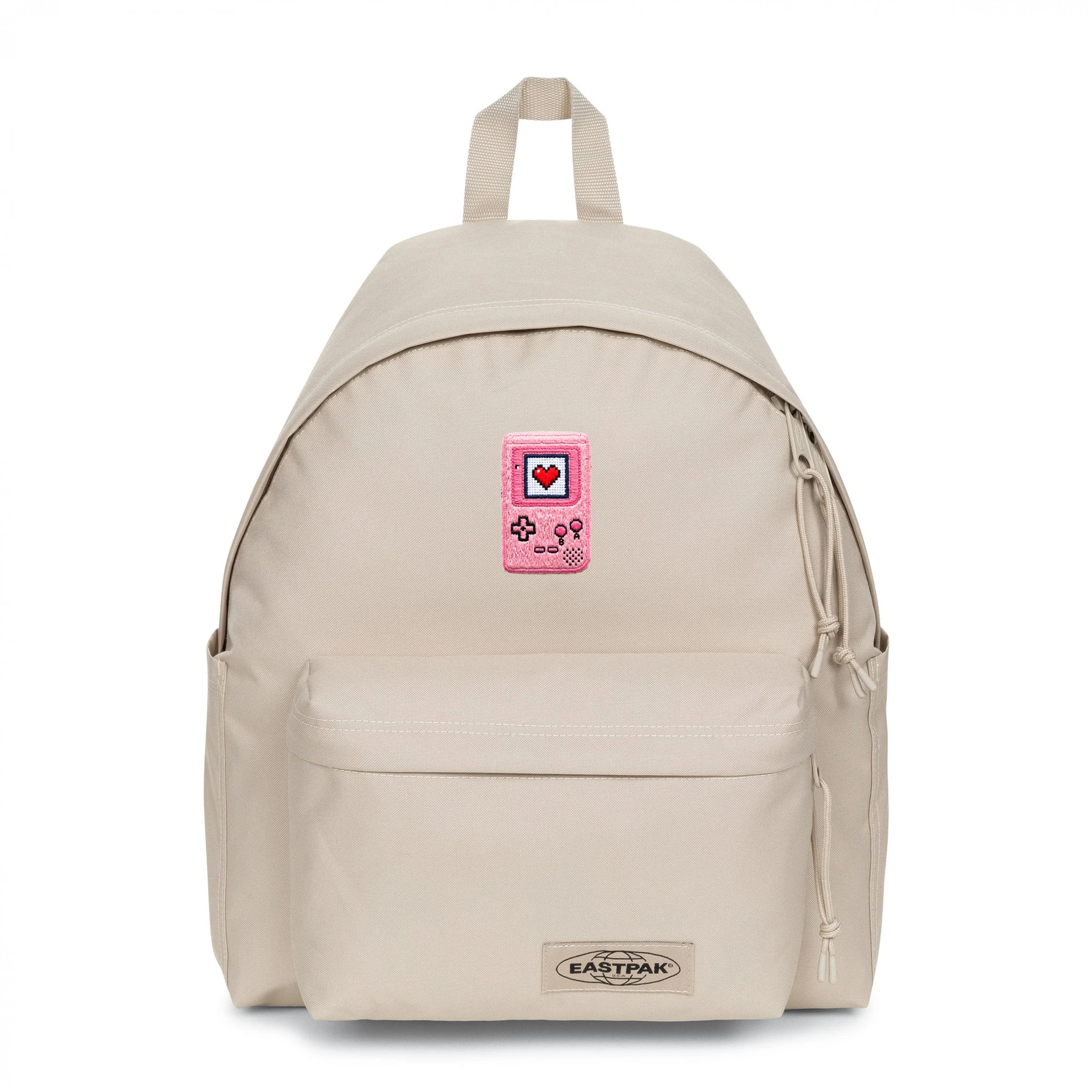 EASTPAK DAY PAK'R MONOTONE BEIGE The Love Mode Embroidered Backpack 1 EASTPAK DAY PAK'R MONOTONE BEIGE The Love Mode Embroidered Backpack