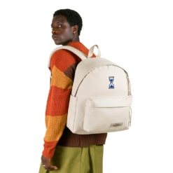 Alternative view of EASTPAK DAY PAK'R MONOTONE BEIGE Loading Icon Embroidered Backpack