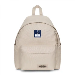 EASTPAK DAY PAK'R MONOTONE BEIGE The Save Button Embroidered Backpack