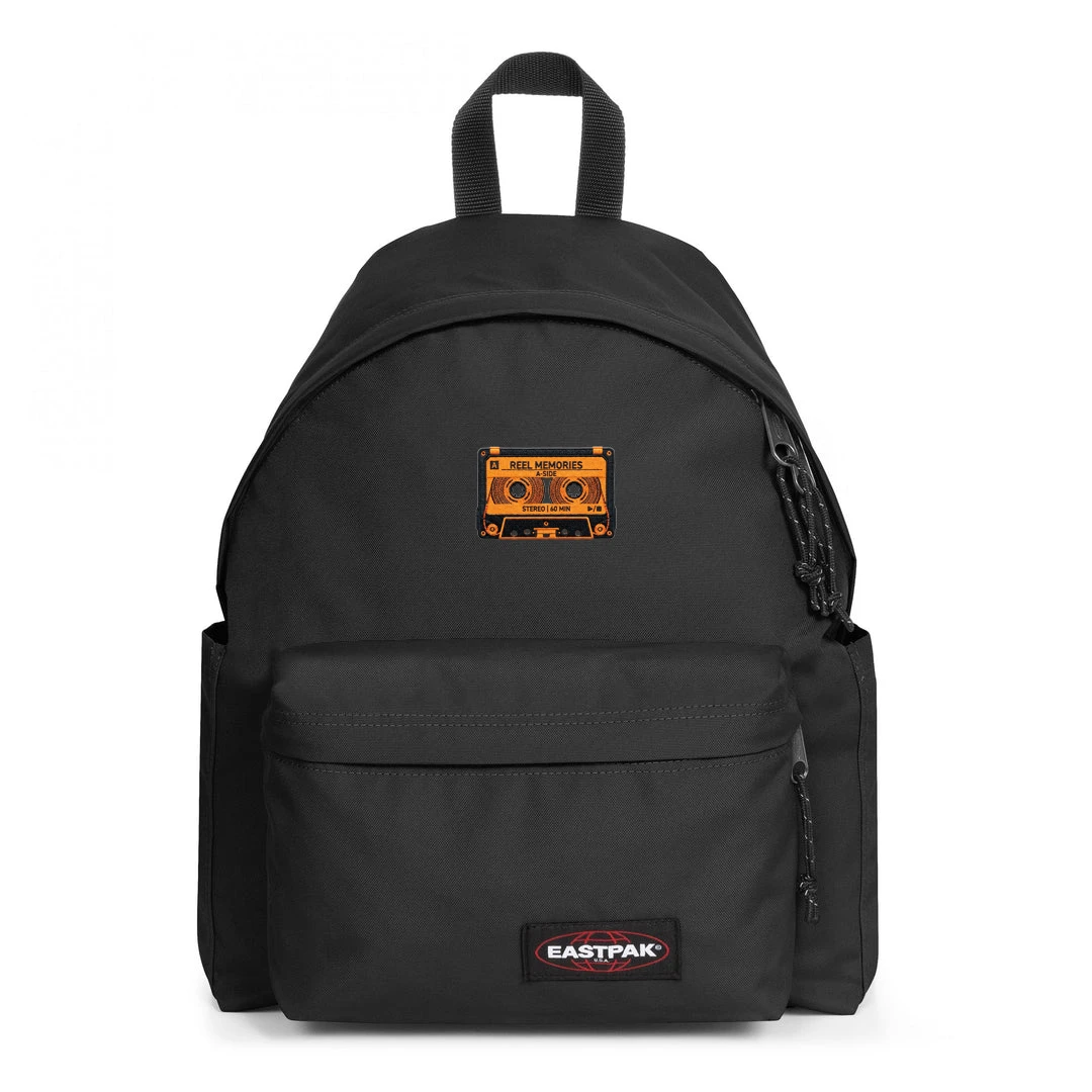 EASTPAK DAY PAK'R BLACK 80s Mix Tape Embroidered Backpack 1 EASTPAK DAY PAK'R BLACK 80s Mix Tape Embroidered Backpack
