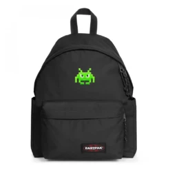 EASTPAK DAY PAK'R BLACK Arcade Alien Embroidered Backpack
