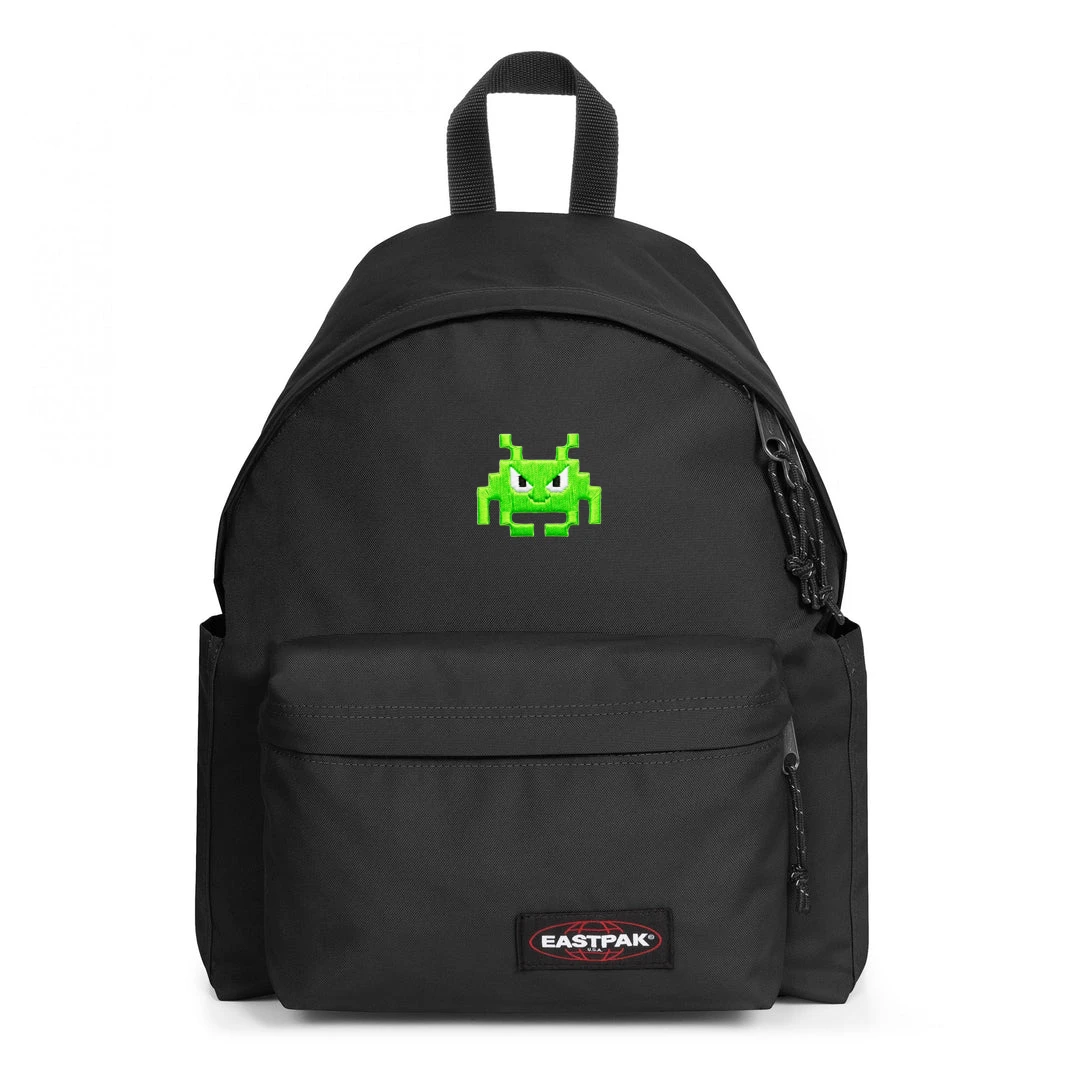 EASTPAK DAY PAK'R BLACK Arcade Alien Embroidered Backpack 1 EASTPAK DAY PAK'R BLACK Arcade Alien Embroidered Backpack
