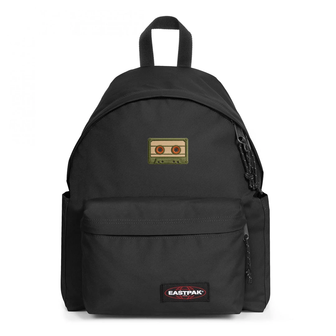 EASTPAK DAY PAK'R BLACK Biophilic Luxe Embroidered Backpack 1 EASTPAK DAY PAK'R BLACK Biophilic Luxe Embroidered Backpack