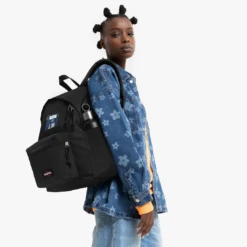 Alternative view of EASTPAK DAY PAK'R BLACK Eject Icon Embroidered Backpack