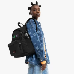 Alternative view of EASTPAK DAY PAK'R BLACK Double Trouble Embroidered Backpack