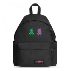 EASTPAK DAY PAK'R BLACK Double Trouble Embroidered Backpack