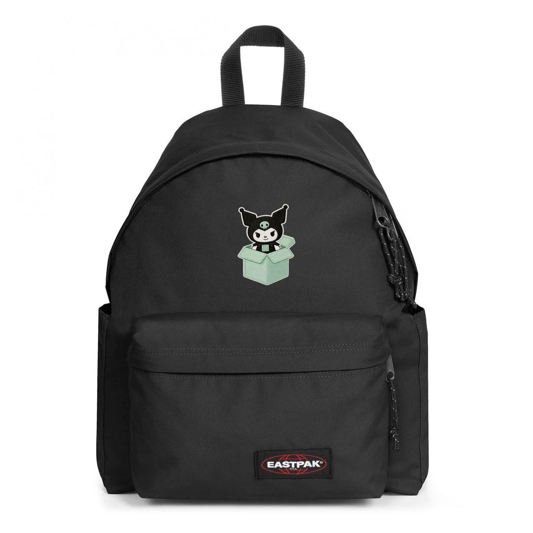 EASTPAK DAY PAK'R BLACK Kuromi Bold Stance Embroidered Backpack 1 EASTPAK DAY PAK'R BLACK Kuromi Bold Stance Embroidered Backpack