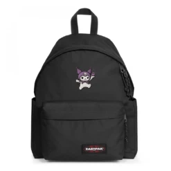 EASTPAK DAY PAK'R BLACK Kuromi Mischief Mood Embroidered Backpack