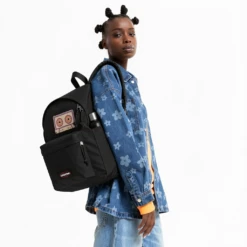 Alternative view of EASTPAK DAY PAK'R BLACK Healing Craft Embroidered Backpack