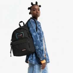 Alternative view of EASTPAK DAY PAK'R BLACK Musical Love Embroidered Backpack