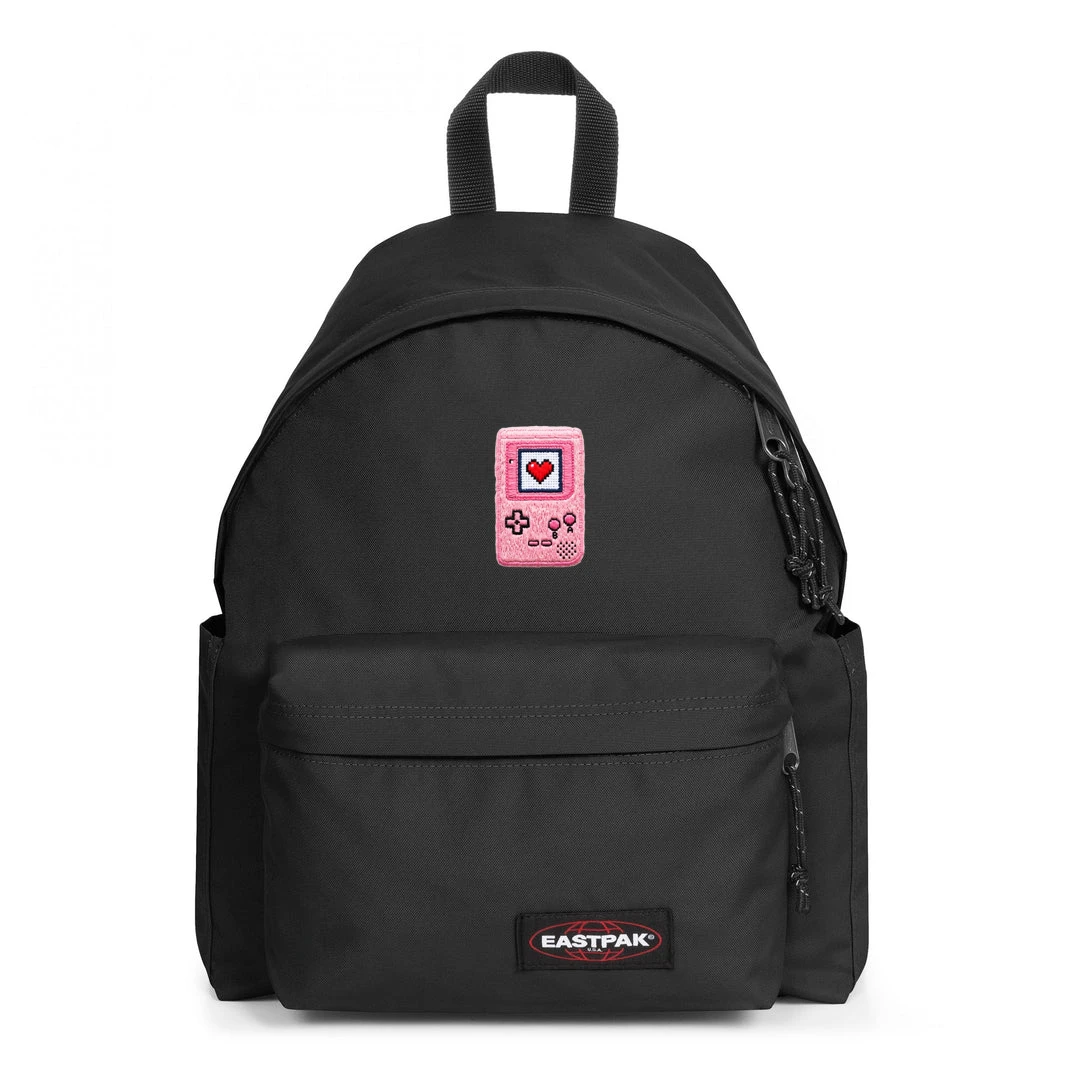 EASTPAK DAY PAK'R BLACK The Love Mode Embroidered Backpack 1 EASTPAK DAY PAK'R BLACK The Love Mode Embroidered Backpack