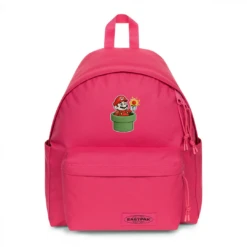 EASTPAK DAY PAK'R MONOTONE PINK Mario Mischief Mood Embroidered Backpack