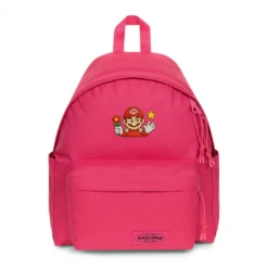 EASTPAK DAY PAK'R MONOTONE PINK Mario Mischief Mood Embroidered Backpack