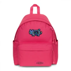 EASTPAK DAY PAK'R MONOTONE PINK Pet Heart Embroidered Backpack