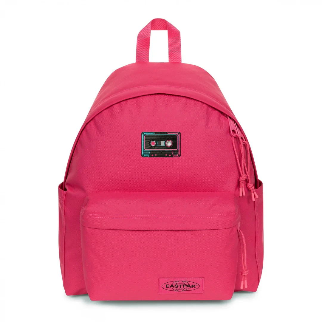 EASTPAK DAY PAK'R MONOTONE PINK Musical Love Embroidered Backpack 1 EASTPAK DAY PAK'R MONOTONE PINK Musical Love Embroidered Backpack