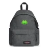 EASTPAK DAY PAK'R BLACK DENIM Arcade Alien Embroidered Backpack