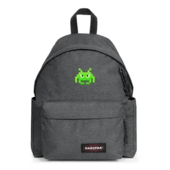 EASTPAK DAY PAK'R BLACK DENIM Arcade Alien Embroidered Backpack