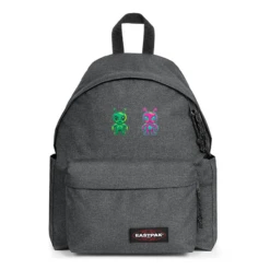 EASTPAK DAY PAK'R BLACK DENIM Double Trouble Embroidered Backpack